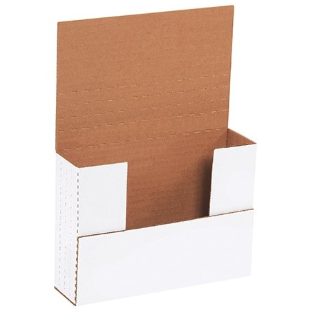 Bsc Preferred 7-1/2 x 5-1/2 x 2'' White Easy-Fold Mailers, 50PK BUY00027166